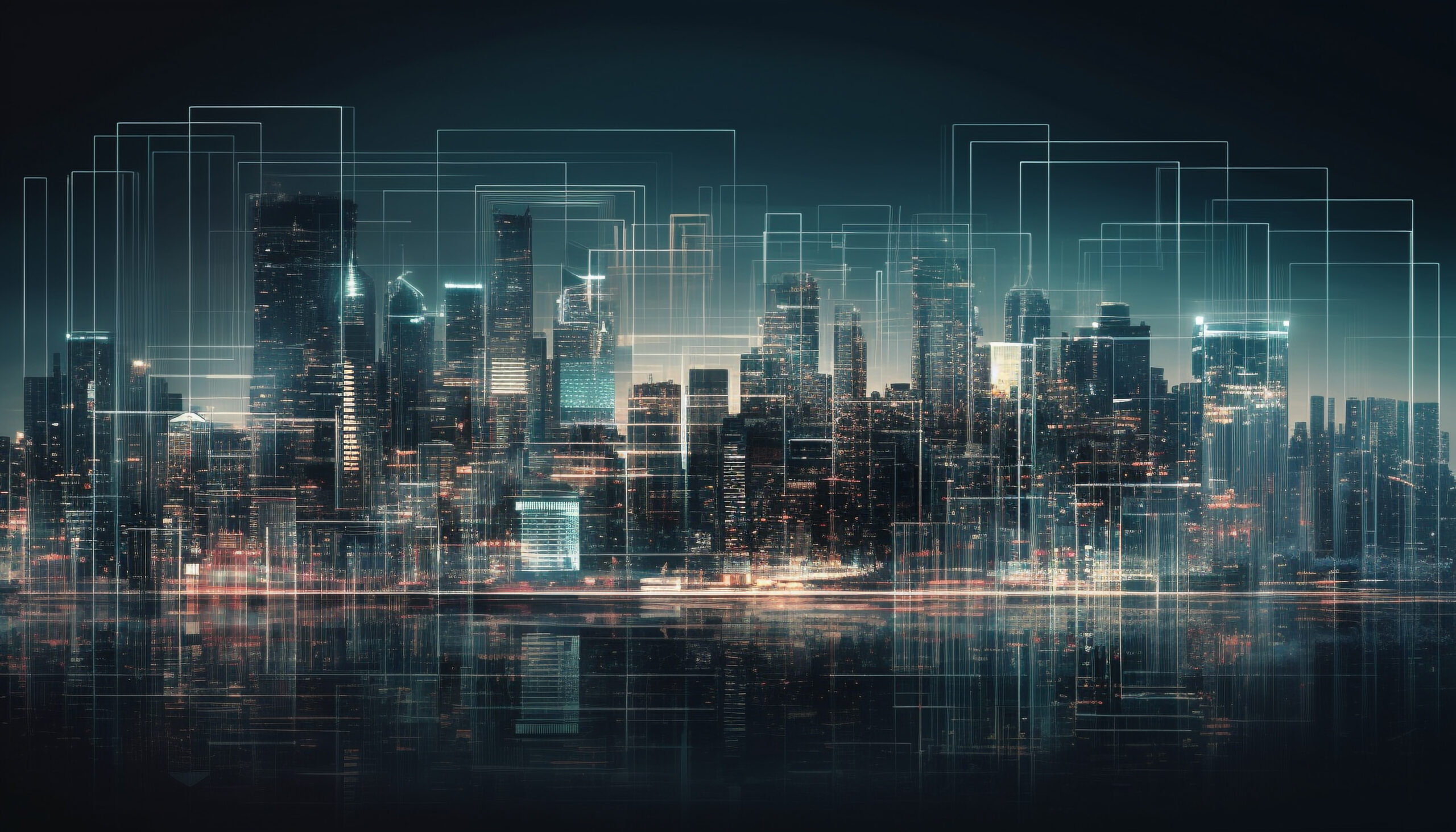 L'immagine mostra uno scorcio notturno di New York. La città è stata eletta come miglior esempio di smart city del Nord America per il 2023.