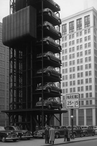 Automated Parking Systems: A Century of Innovation 2 First vertical parking chicago